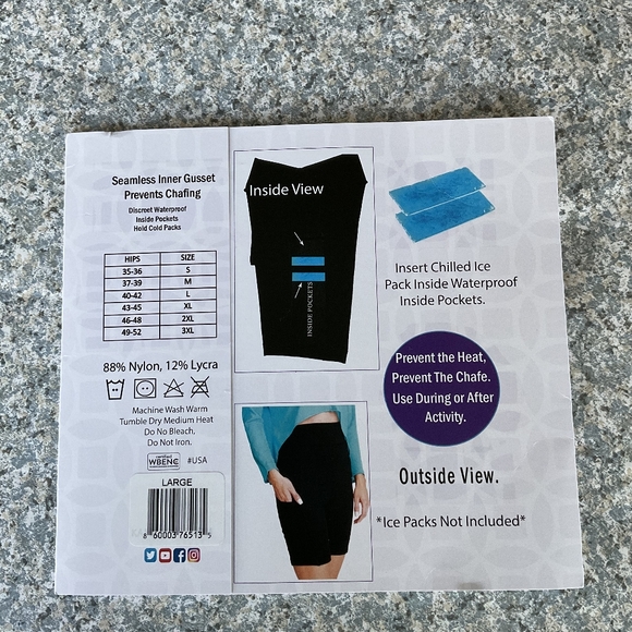 Kamit Women's Friction Free Biker Shorts - Picture 7 of 7